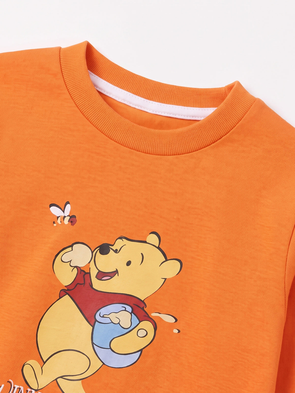 Turuncu(3-8 Yaş) Karakter Baskılı İnterlok Kumaş Erkek Çocuk Pijama Takım