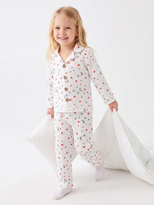Mavi (3-8 Yaş) Karakter Baskılı İnterlok Kumaş Erkek Çocuk Pijama Takım 491042