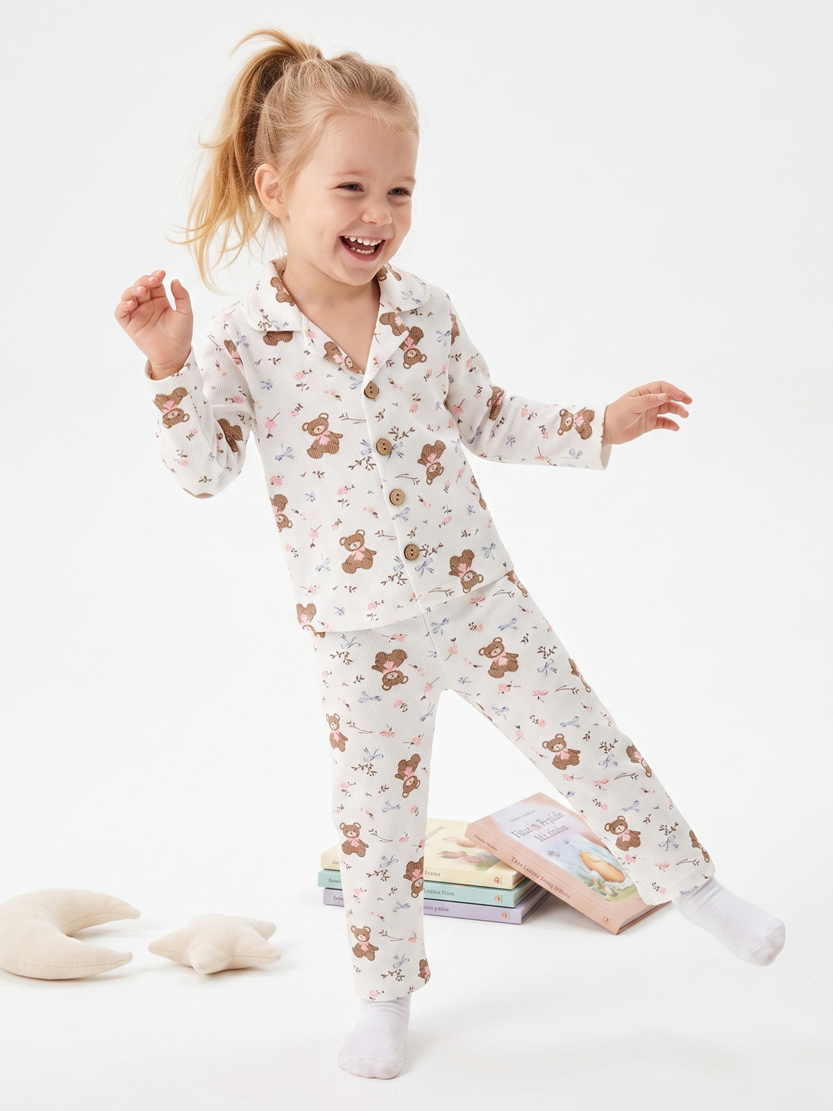 Mavi (3-8 Yaş) Karakter Baskılı İnterlok Kumaş Erkek Çocuk Pijama Takım 491042