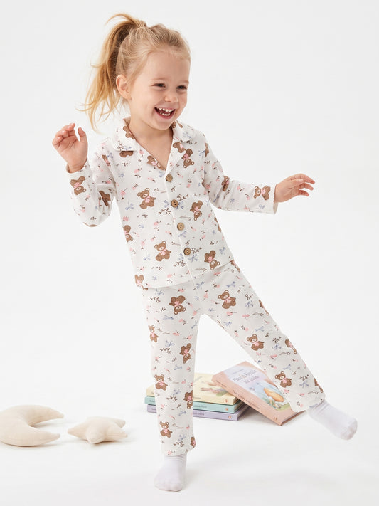 Mavi (3-8 Yaş) Karakter Baskılı İnterlok Kumaş Erkek Çocuk Pijama Takım 491042