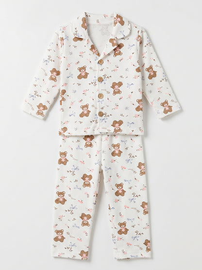 Mavi (3-8 Yaş) Karakter Baskılı İnterlok Kumaş Erkek Çocuk Pijama Takım 491042