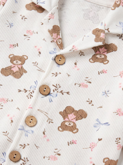 Mavi (3-8 Yaş) Karakter Baskılı İnterlok Kumaş Erkek Çocuk Pijama Takım 491042
