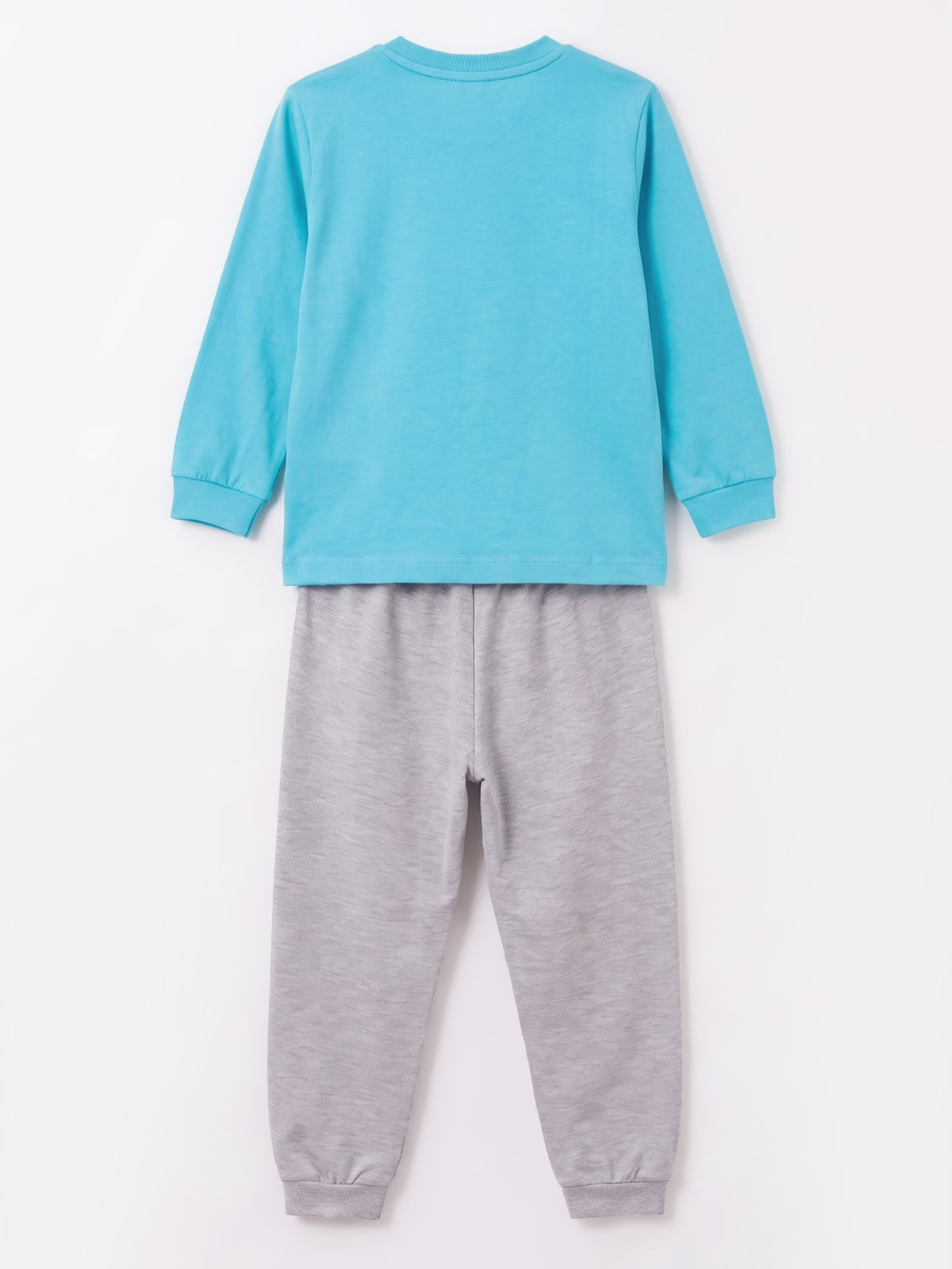 Mavi (3-8 Yaş) Karakter Baskılı İnterlok Kumaş Erkek Çocuk Pijama Takım 491042